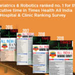 Mohak Bariatrics & Robotics ranked no. 1 for the 5th consecutive time in Times Health All India Lifestyle Hospital & Clinic Ranking Survey