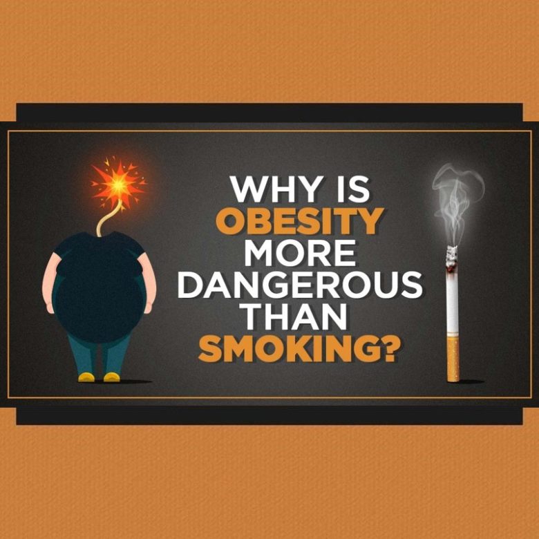 Why is obesity more dangerous than smoking 1